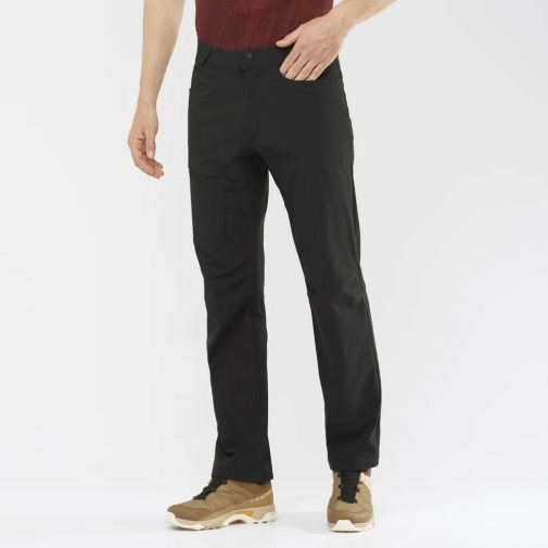 Black Salomon Wayfarer Men's Sport Pants | PH 38296D